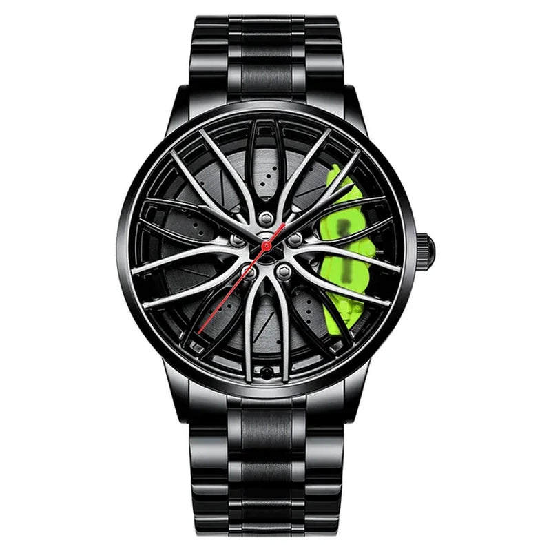 New Watches Men Sports Car Men Watches Quartz Waterproof Sport Rim Hub Wheel Wristwatch Car Quartz Men'S Watches Man Watch