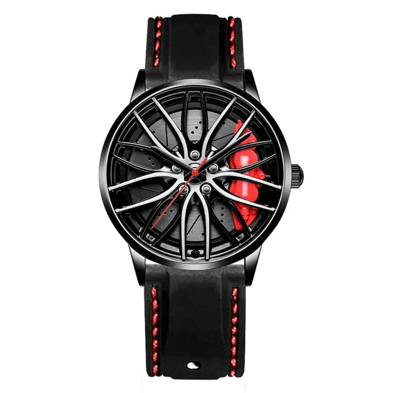 New Watches Men Sports Car Men Watches Quartz Waterproof Sport Rim Hub Wheel Wristwatch Car Quartz Men'S Watches Man Watch
