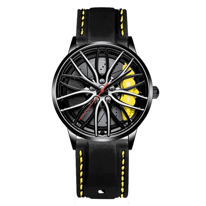 New Watches Men Sports Car Men Watches Quartz Waterproof Sport Rim Hub Wheel Wristwatch Car Quartz Men'S Watches Man Watch