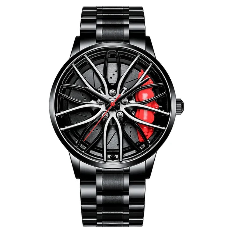 New Watches Men Sports Car Men Watches Quartz Waterproof Sport Rim Hub Wheel Wristwatch Car Quartz Men'S Watches Man Watch