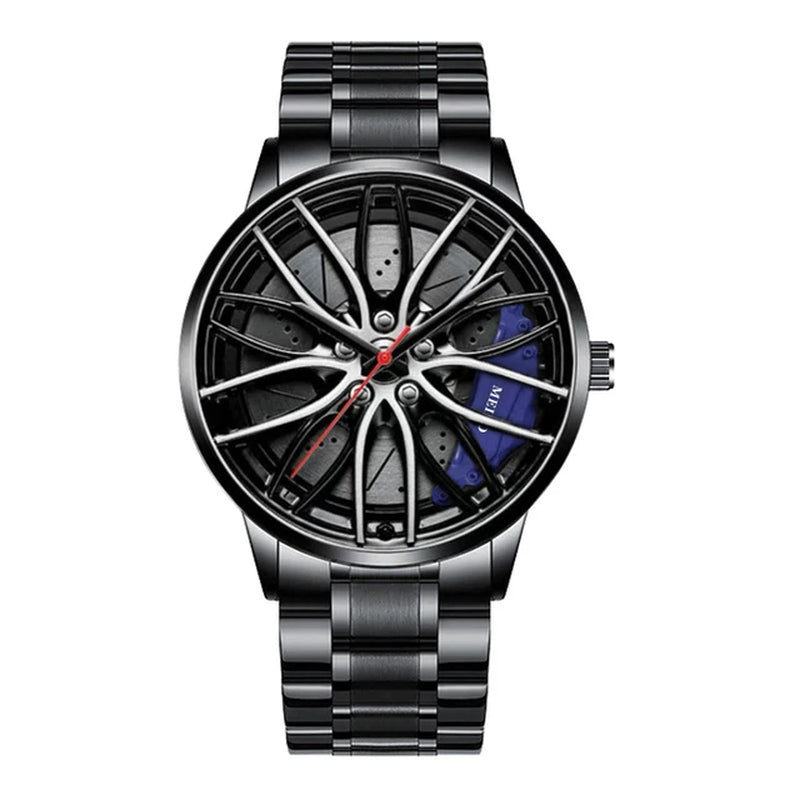 Fashion Mens Luxury Watches Sports Car Watches Sport Rim Hub Wheel Wristwatch Car Quartz Men'S Watches Creative Watch